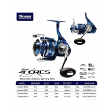 Carreto Okuma Azores 6500